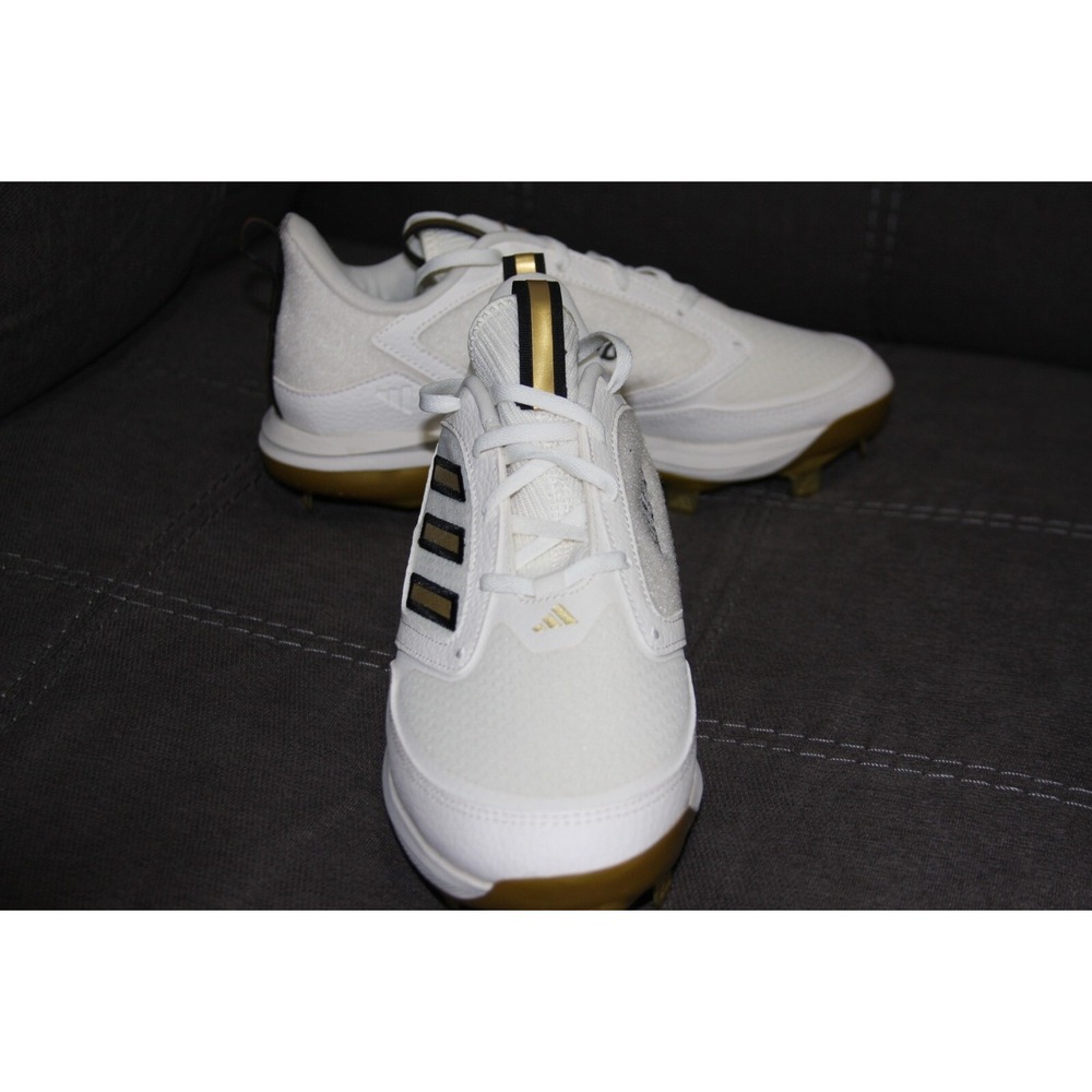 adidas White and Gold Athletic Shoes - Picture 15 of 16